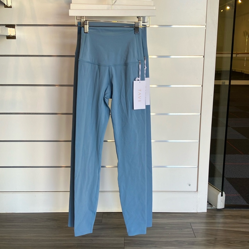 NWT Tavi High Waisted Tight Leggings in Lake Color